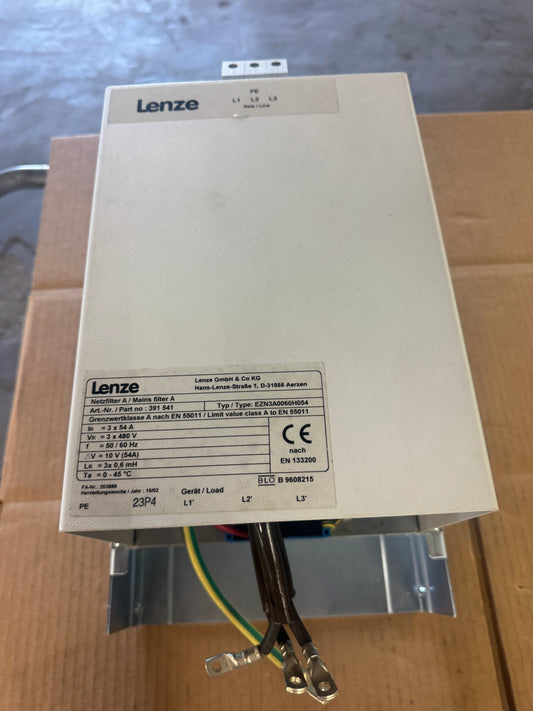 Lenze EZN3A0060H054 Mains Filter 3 x 480V Untested Surplus