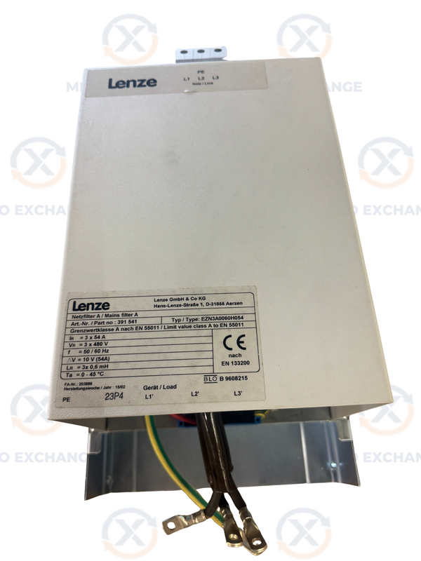 Lenze EZN3A0060H054 Mains Filter 3 x 480V