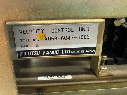 Fanuc Velocity Control Unit A06B-6047-H003