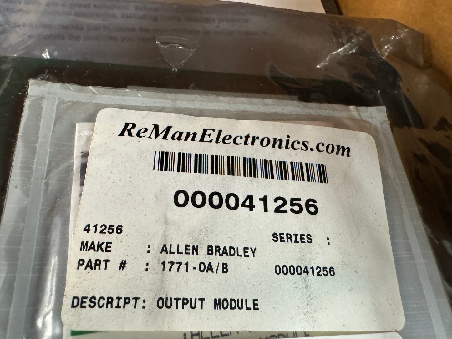 Allen-Bradley AC Output Module 1771-OA/B 120V AC
