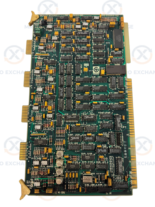 Giddings & Lewis Servo Board PCB Assembly 501-03852-00 & 502-03055-00 m00526