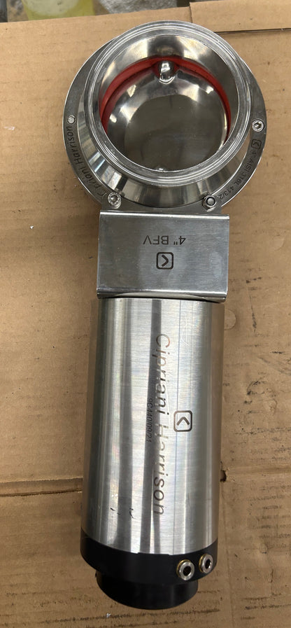 Cipriani Harrison Sanitary Butterfly Valve 9C440/09/21 4 In. Tri-Clamp