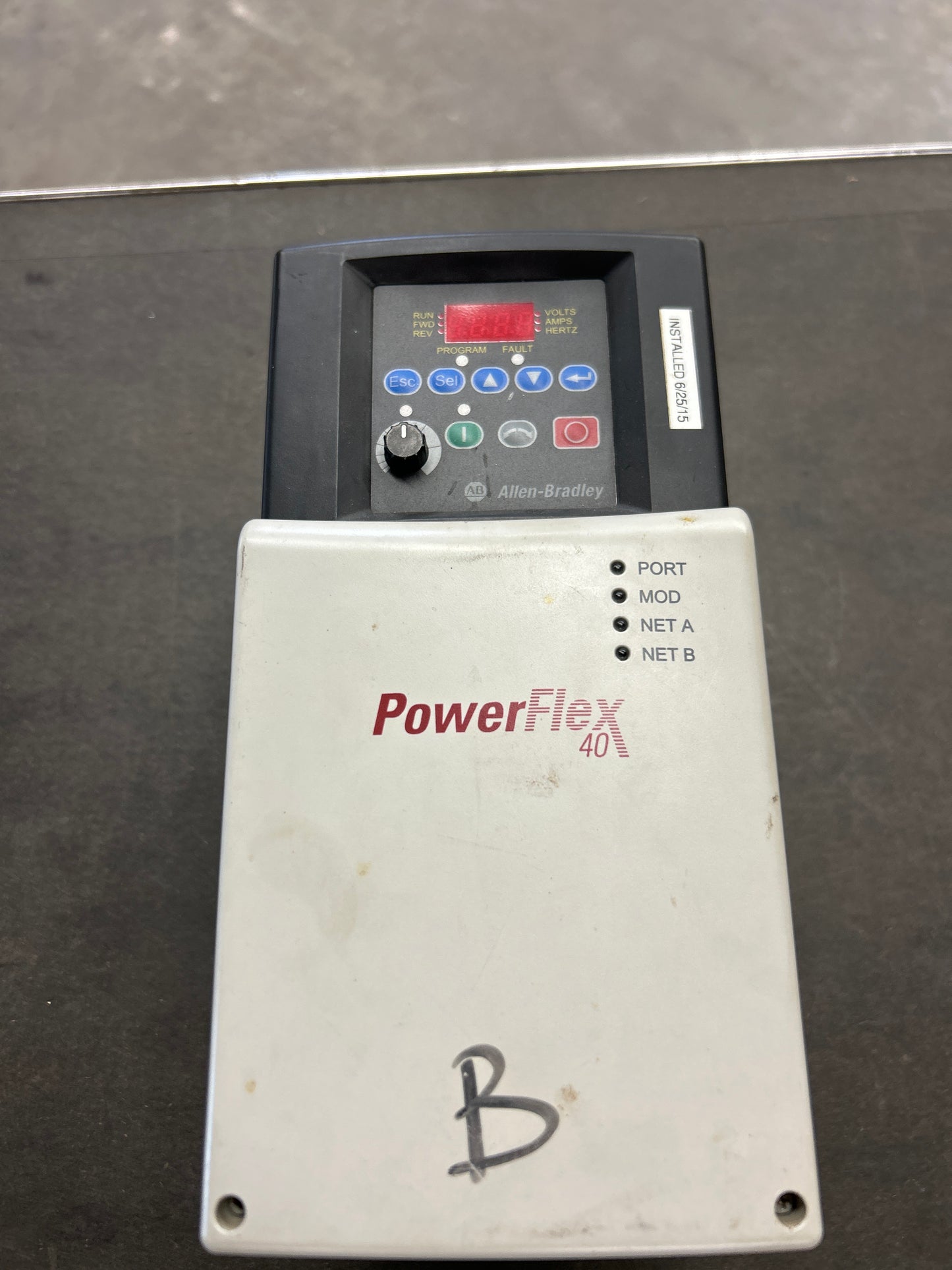 Allen-Bradley Variable Frequency Drive 22B-D024N104 Series A 480V 3-Phase Unit B