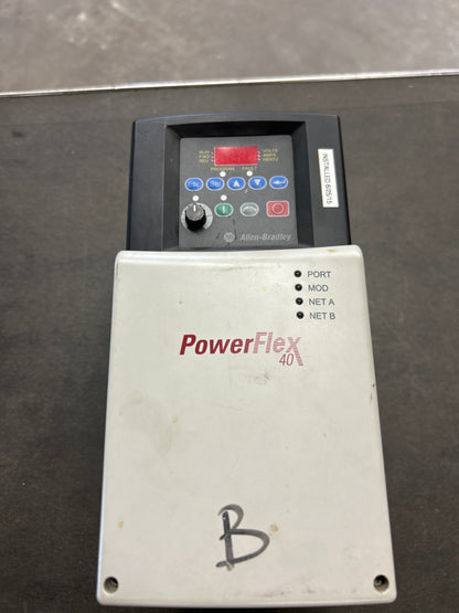 Allen-Bradley Variable Frequency Drive 22B-D024N104 Series A 480V 3-Phase Unit B