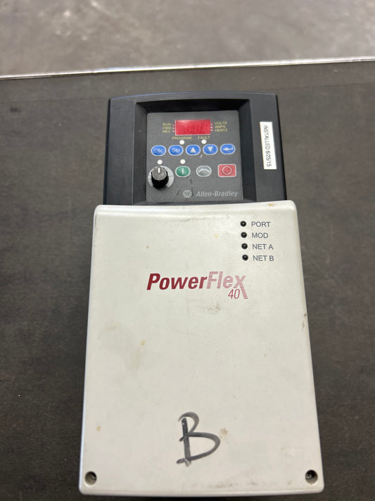 Allen-Bradley Variable Frequency Drive 22B-D024N104 Series A 480V 3-Phase Unit B