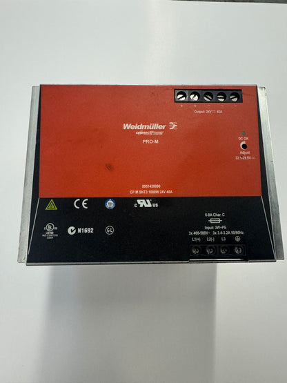 Weidmuller DIN Rail Power Supply 8951420000