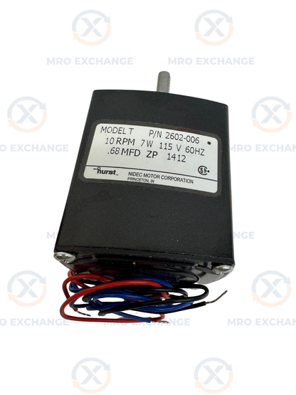 Hurst Synchronous AC Gearmotor 2602-006 - Variable 10 RPM m00741