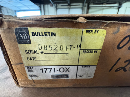 Allen-Bradley Power Contact Output Module 1771-OX 250V AC / 175V DC