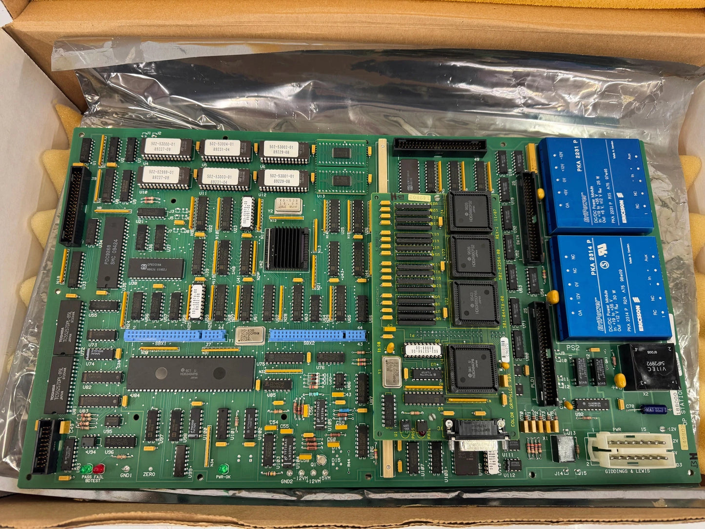 Giddings & Lewis LLC CNC Control Module M-1017-1314 12 VDC