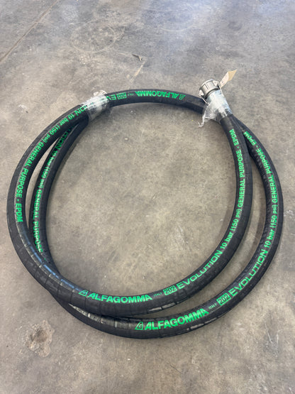 Alfagomma EPDM Hose Assembly C200625 2 In. Type C Camlock 150 PSI