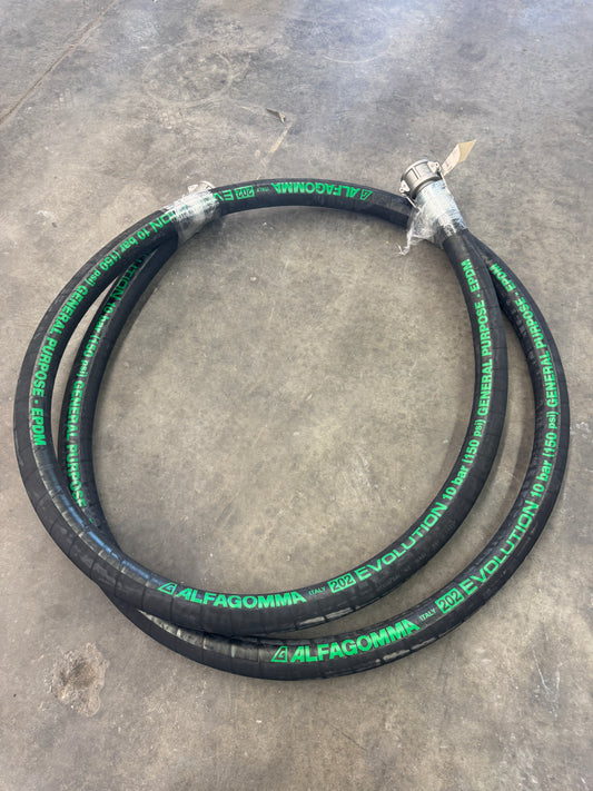 Alfagomma EPDM Hose Assembly C200625 2 In. Type C Camlock 150 PSI