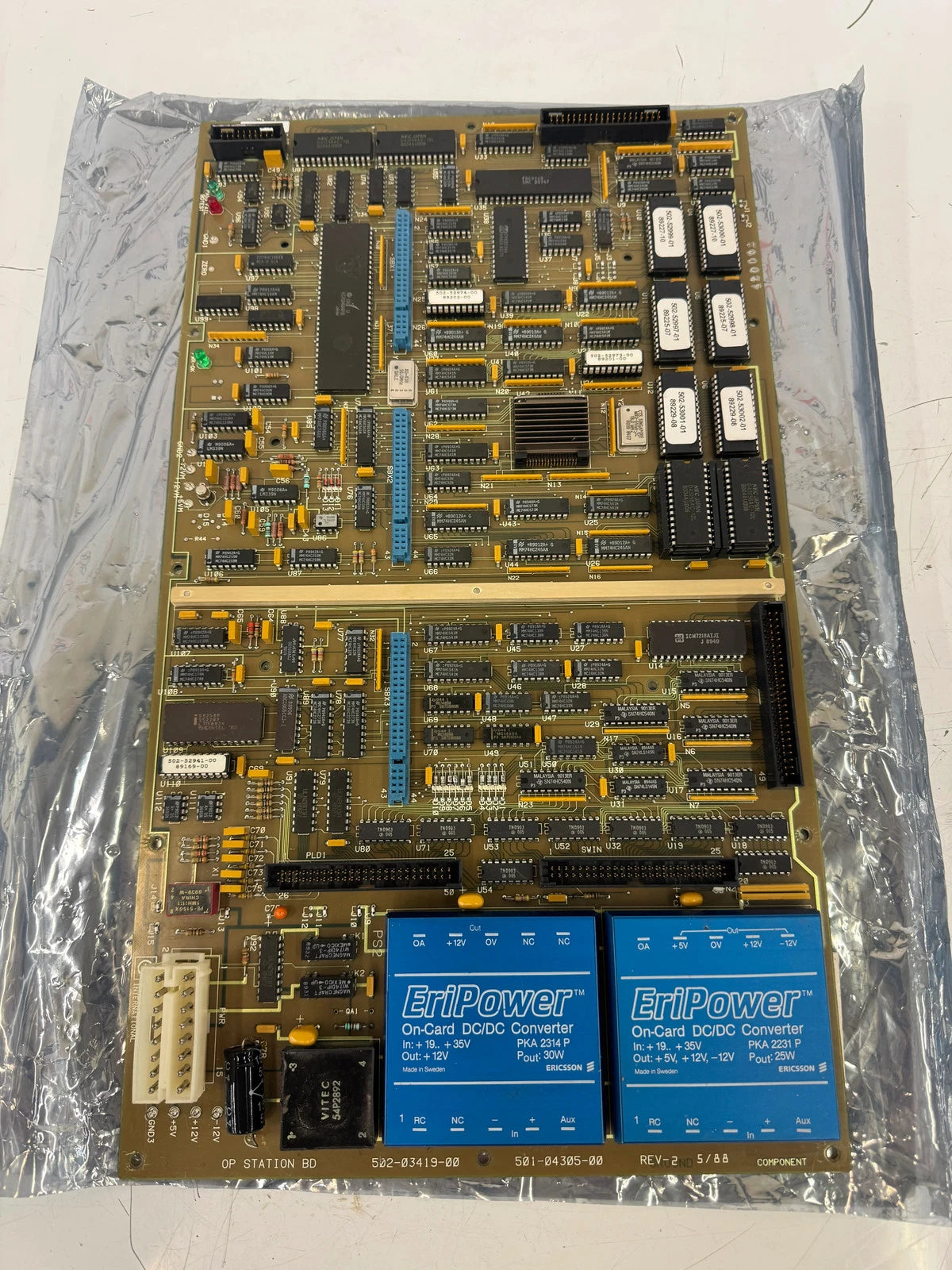 Giddings & Lewis  Operator Station Board 501-04305-00 +19V to +35V DC