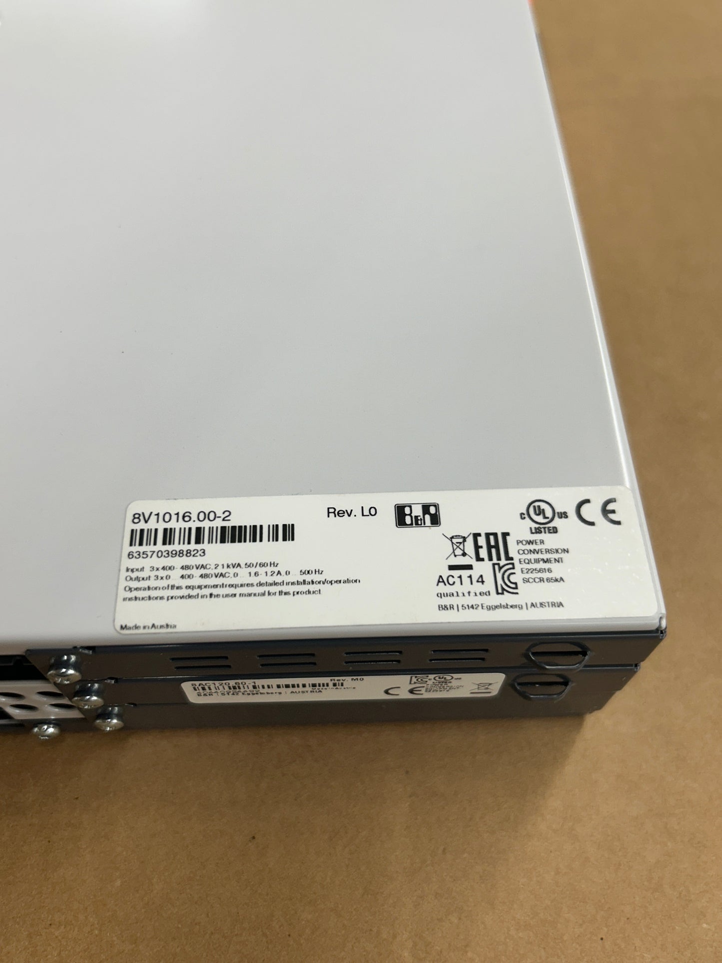 B&R Automation Servo Drive 8V1016.00-2 m00897