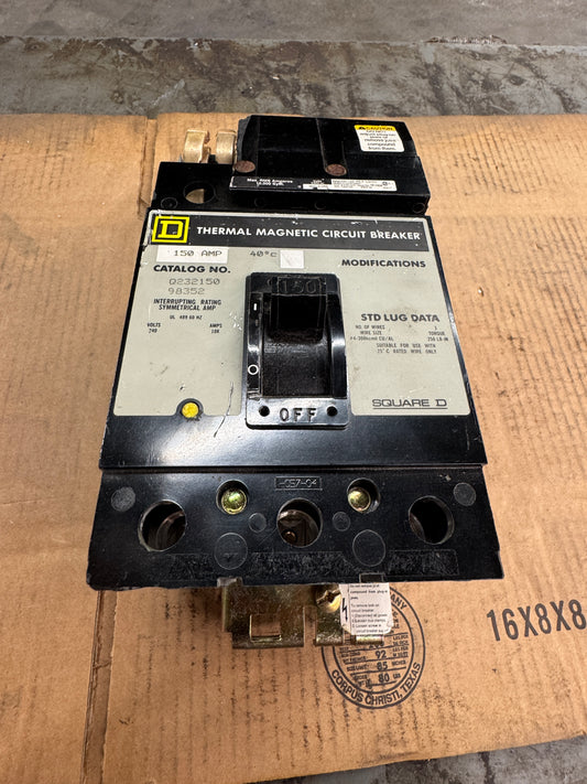 Square D Q232150 I-Line Circuit Breaker 240V Untested Surplus