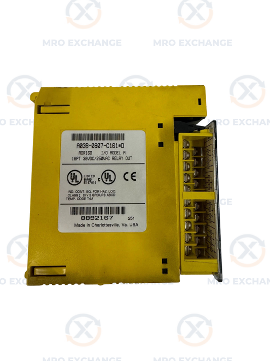 Fanuc I/O Module A03B-0807-C161 30V DC