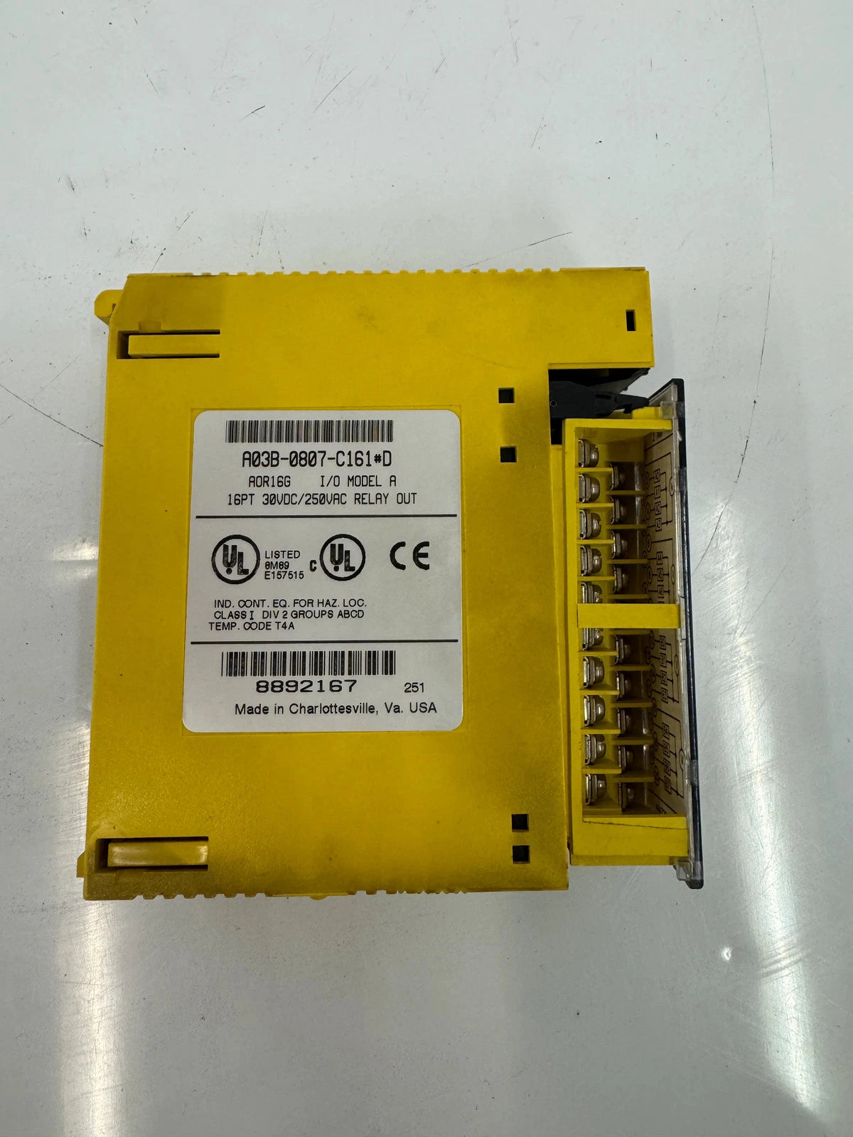 Fanuc I/O Module A03B-0807-C161 30V DC