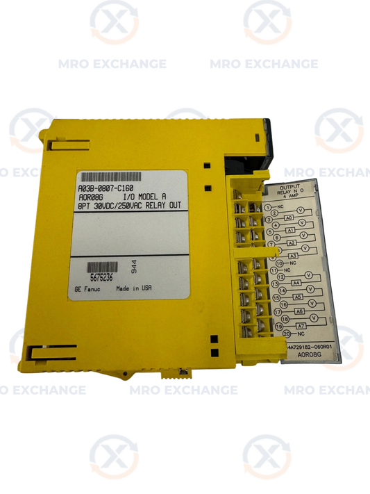 GE Fanuc I/O Module A03B-0807-C160 30V DC / 250V AC