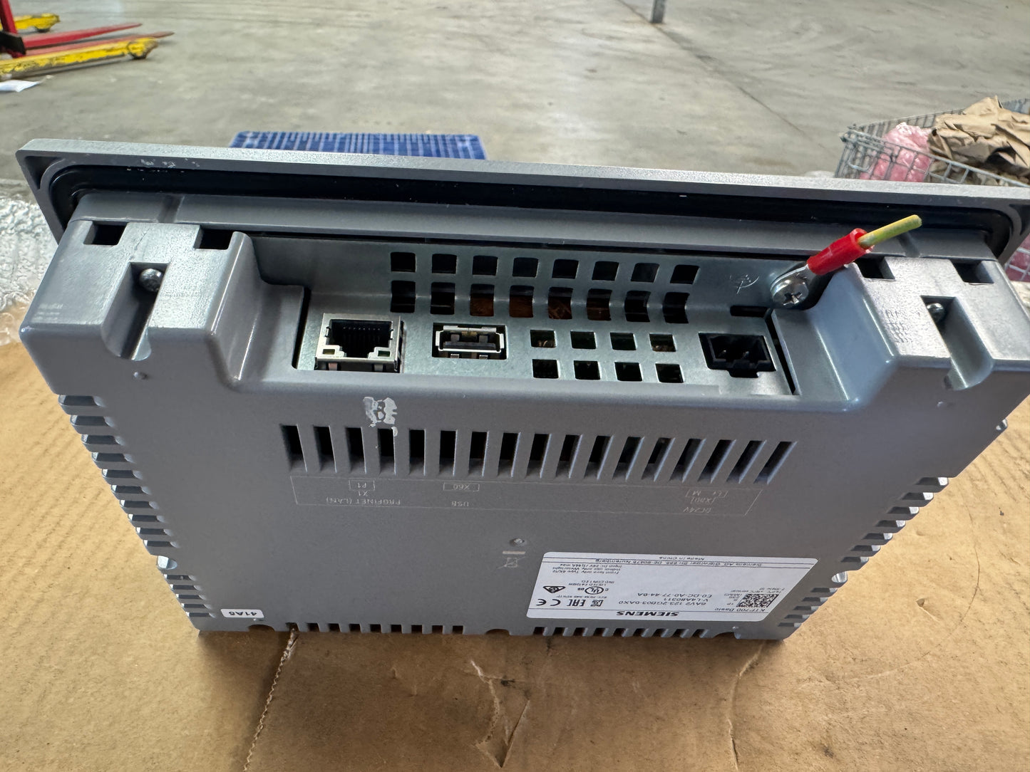 Siemens 6AV2 123-2GB03-0AX0 HMI Touch Panel 24 VDC Untested Surplus