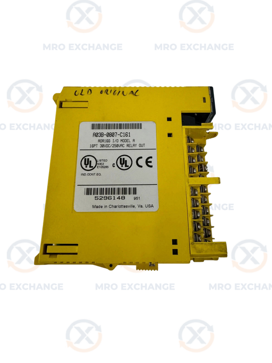 Fanuc I/O Module A03B-0807-C161 30V DC / 250V AC