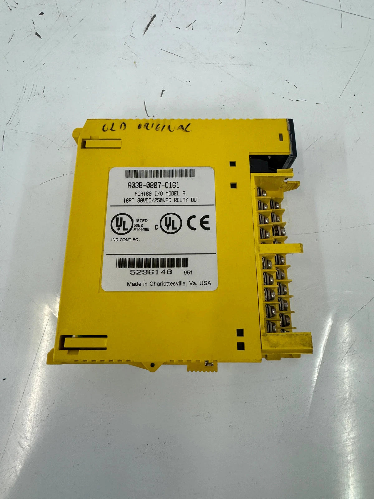 Fanuc I/O Module A03B-0807-C161 30V DC / 250V AC