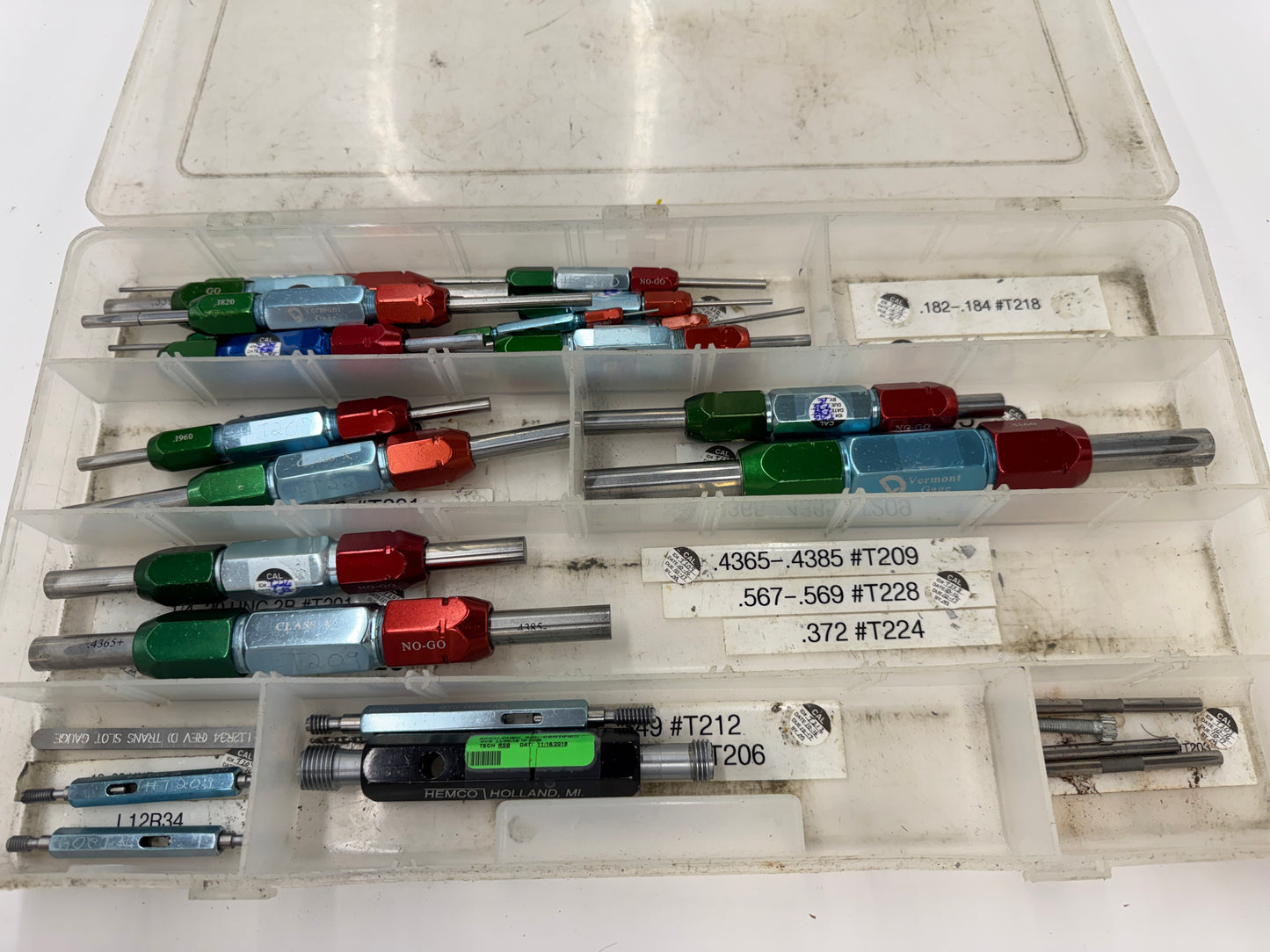 Go No-Go Plug Gauge Mixed Lot