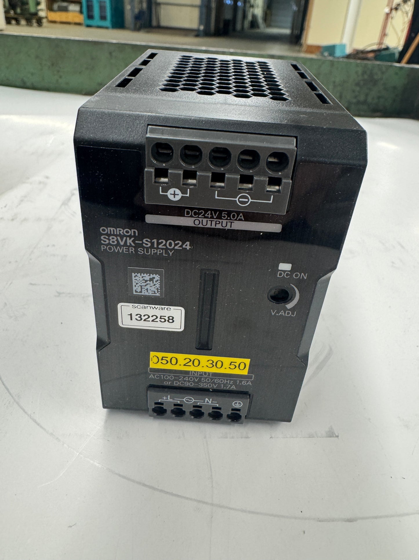 Omron DIN Rail Power Supply S8VK-S12024