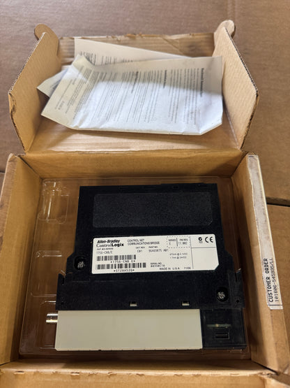 Allen-Bradley ControlNet Communications Bridge Module 1756-CNB/E 24 VDC