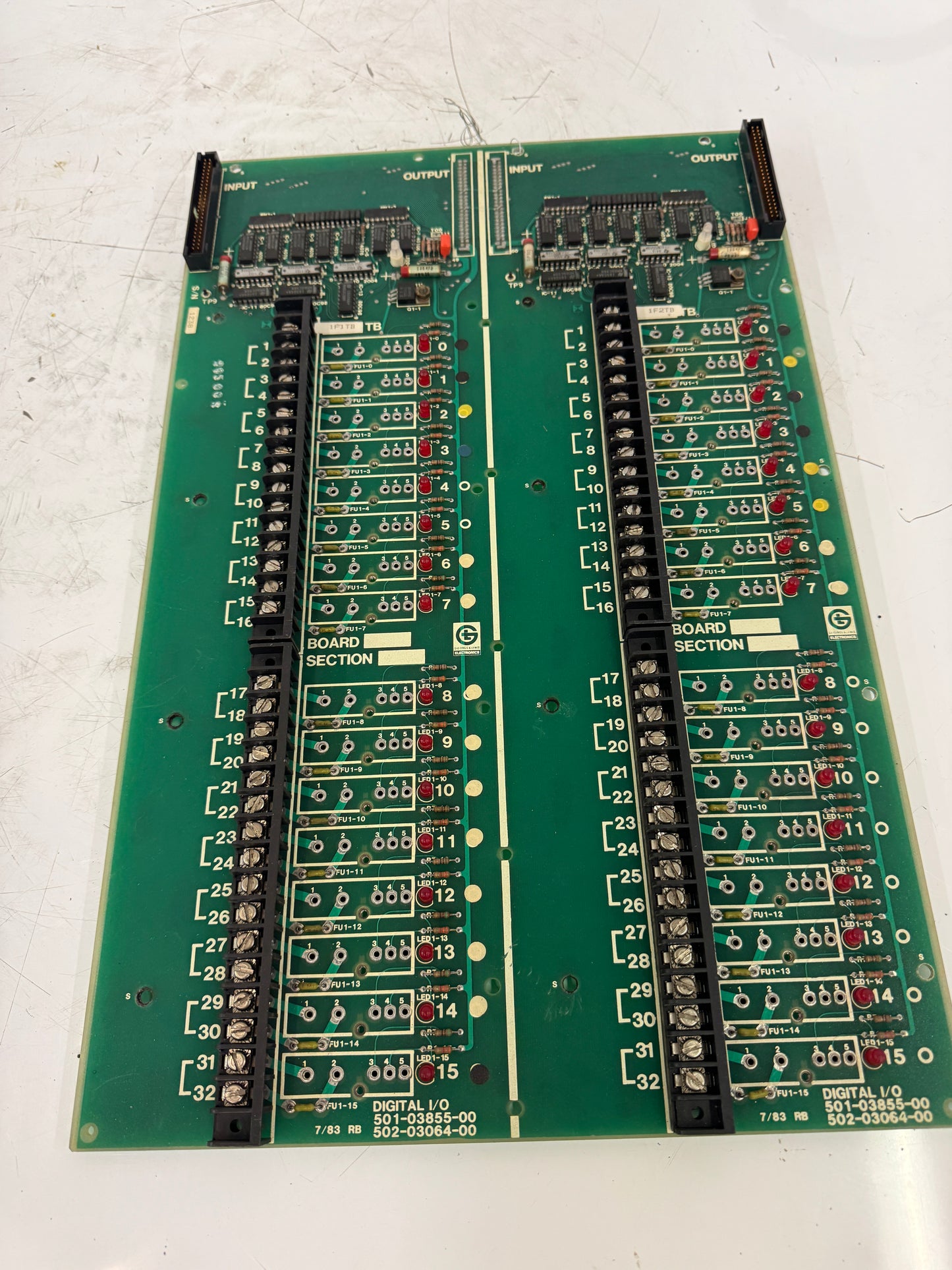 Giddings and Lewis Digital I/O Board 502-03064-00 m00507