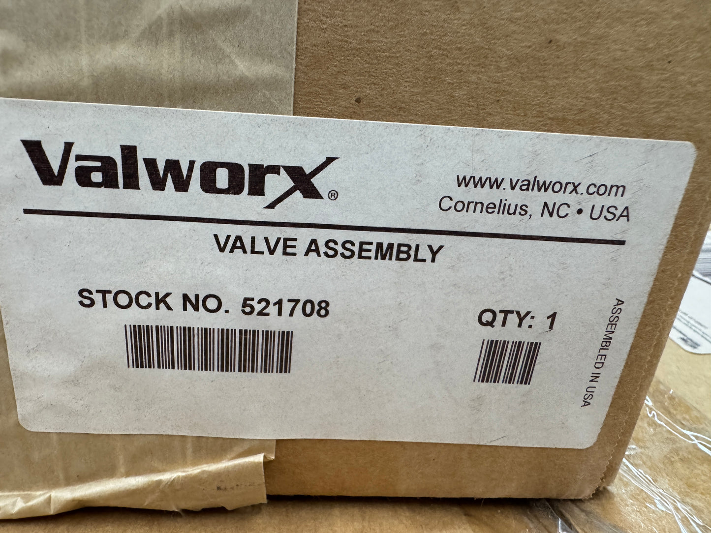 Valworx Air Actuated 3-Way Ball Valve 521708