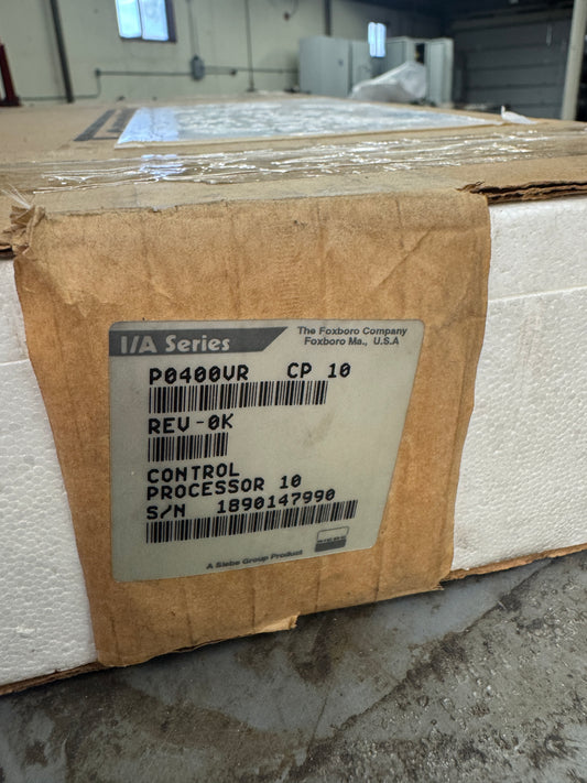 Foxboro P0400VR I/A Series CP10 Control Processor Factory Sealed