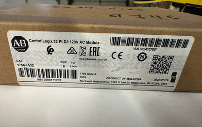 Allen-Bradley ControlLogix Digital Input Module 1756-IA32 120V AC