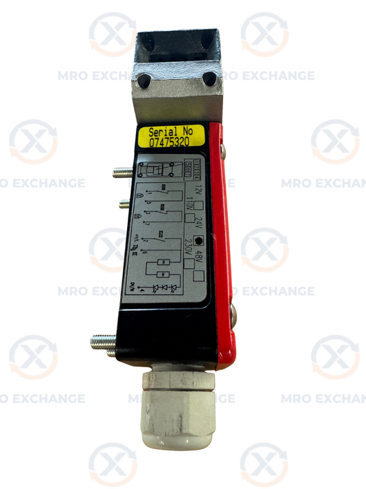 Fortress Interlocks STOP IP67 Solenoid Safety Interlock Switch 24V DC / 110V AC