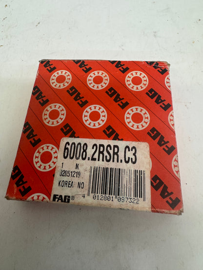FAG Deep Groove Ball Bearing 6008.2RSR.C3 40 x 68 x 15 mm