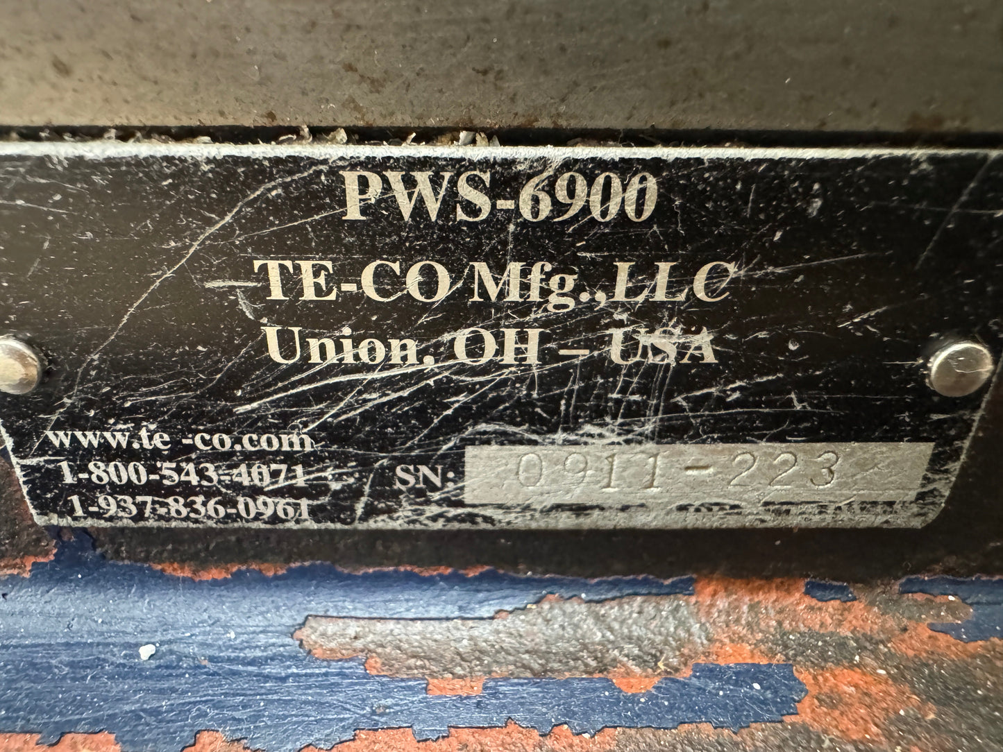 TE-CO Mfg Machine Vise PWS-6900 | 6 In. Jaw Width, 9 In. Jaw Opening m00837