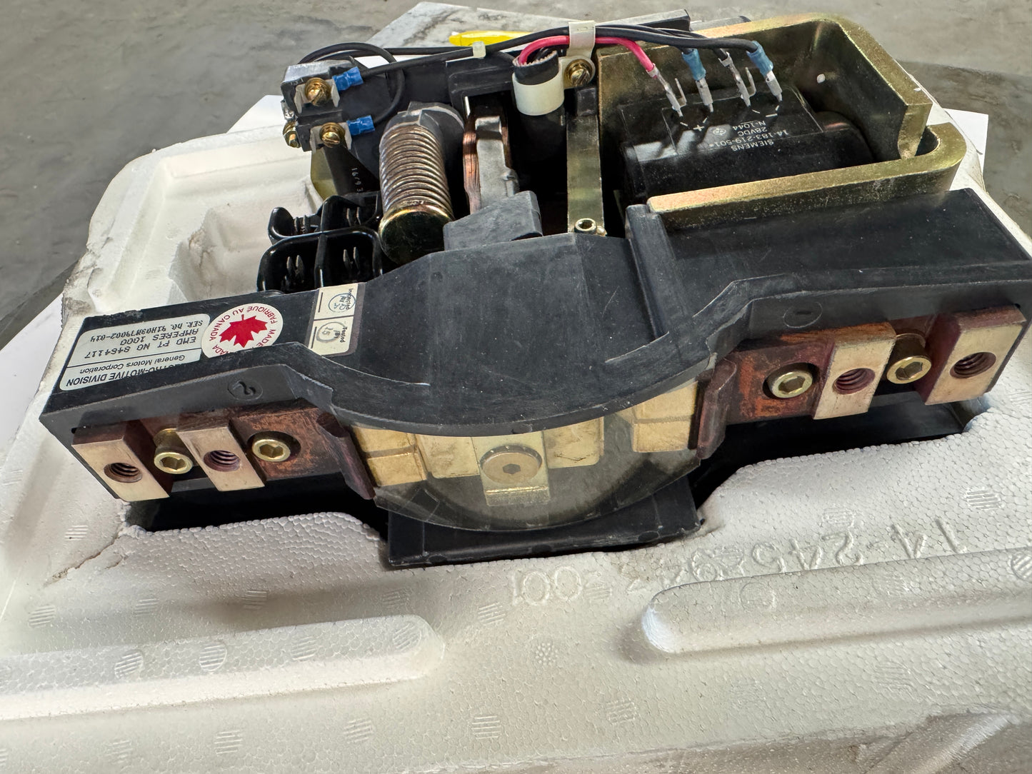 Electro Motive Division General Motors Corporation Magnetic Switch Contactor EMD PT NO 8464117 14-192-330-505