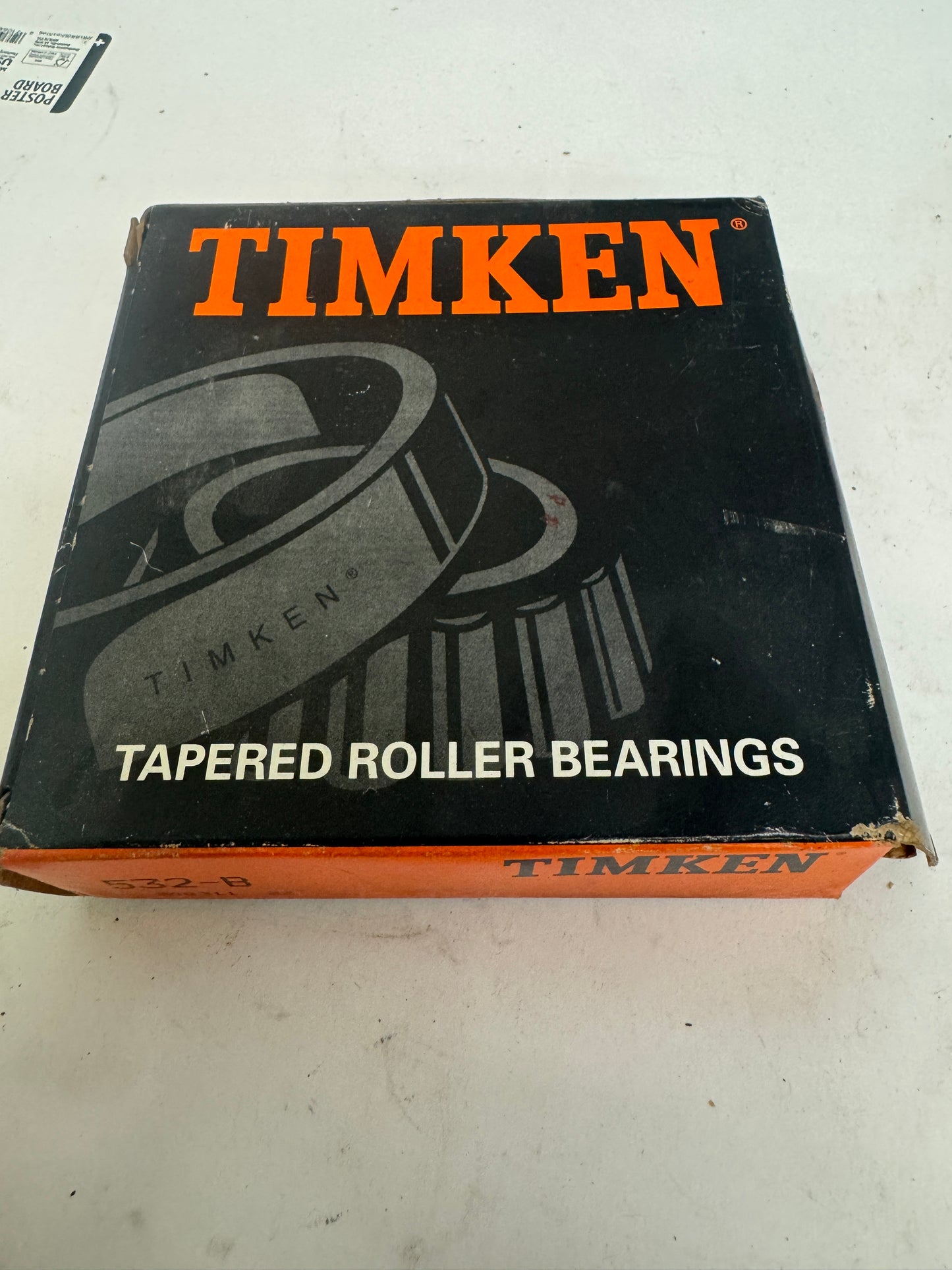 Timken Tapered Roller Bearing Flanged Cup 532-B 4.375 In. OD x 1.3125 In. Cup Width