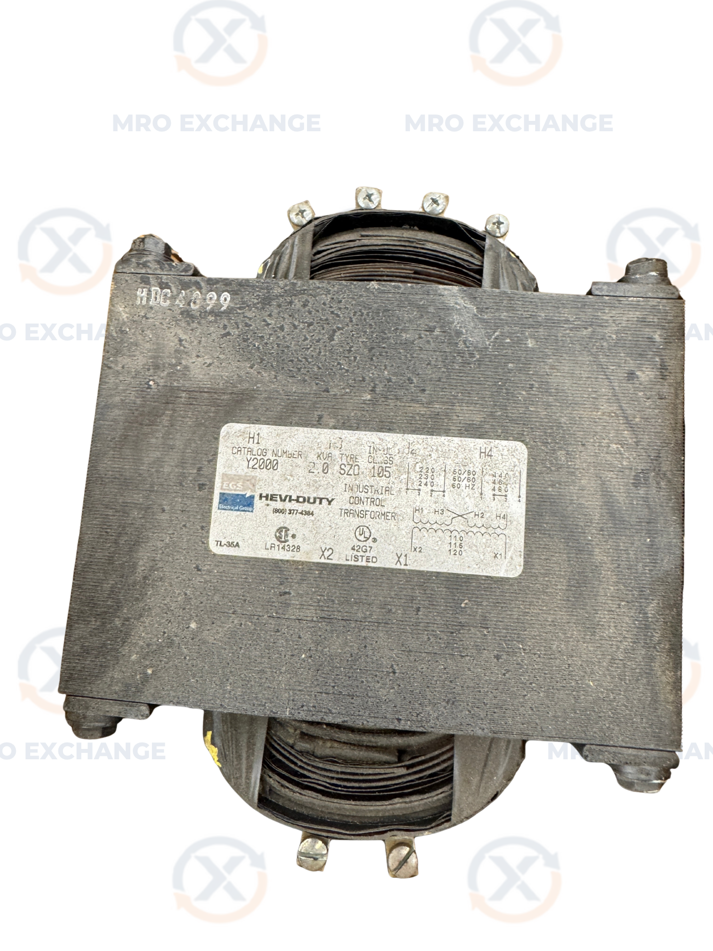 Hevi-Duty Industrial Control Transformer Y2000