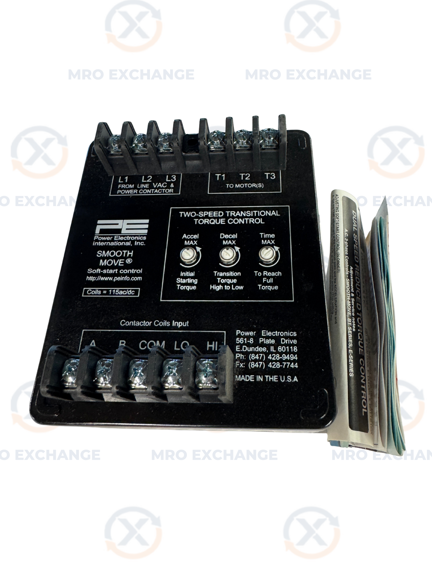 Power Electronics International Two Speed Soft Start Controller SM8A2L 200 to 460 VAC