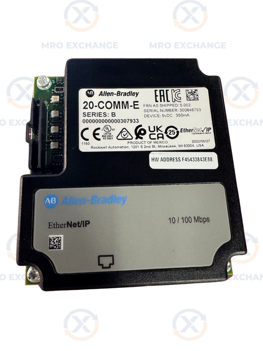 Allen-Bradley EtherNet/IP Communication Adapter 20-COMM-E 5 VDC