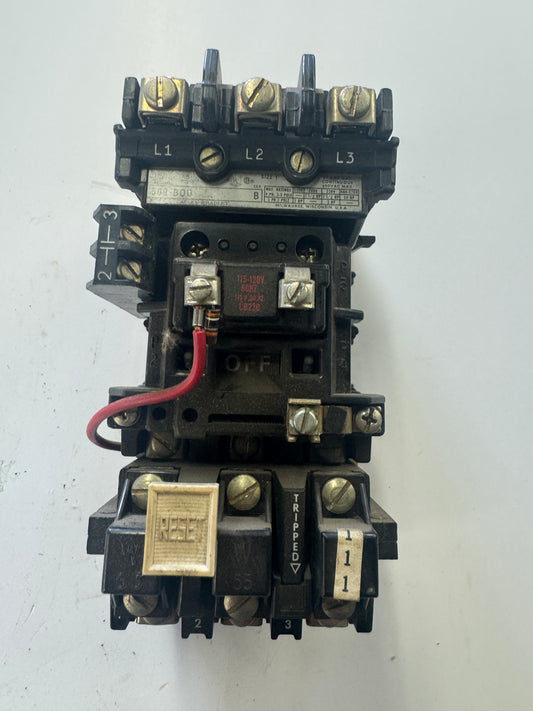 Allen-Bradley Magnetic Motor Starter 509-BOD