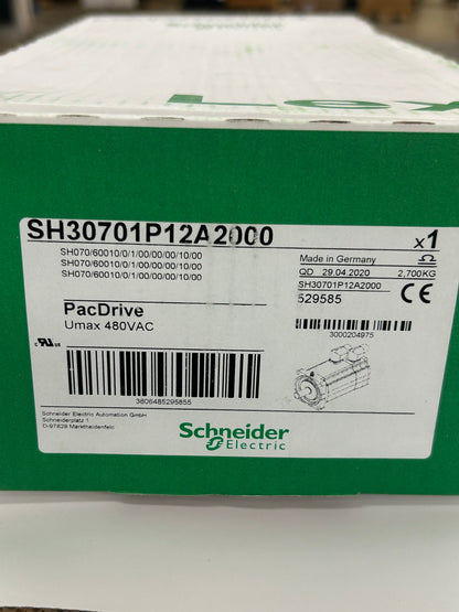 Schneider Electric Servo Motor SH30701P12F2000 - 1 kW 6000 RPM