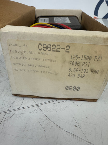 Barksdale Pressure Actuated Switch C9622-2 1/4 in. NPT Female 7000 PSI Proof Pressure