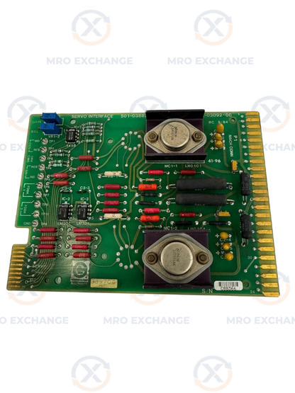 Giddings & Lewis Servo Interface PCB Assembly 501-03882-00 & 502-03092-00