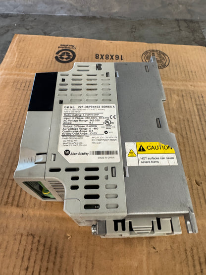 Allen-Bradley AC Drive 22F-D8P7N103 - 5 HP Variable RPM