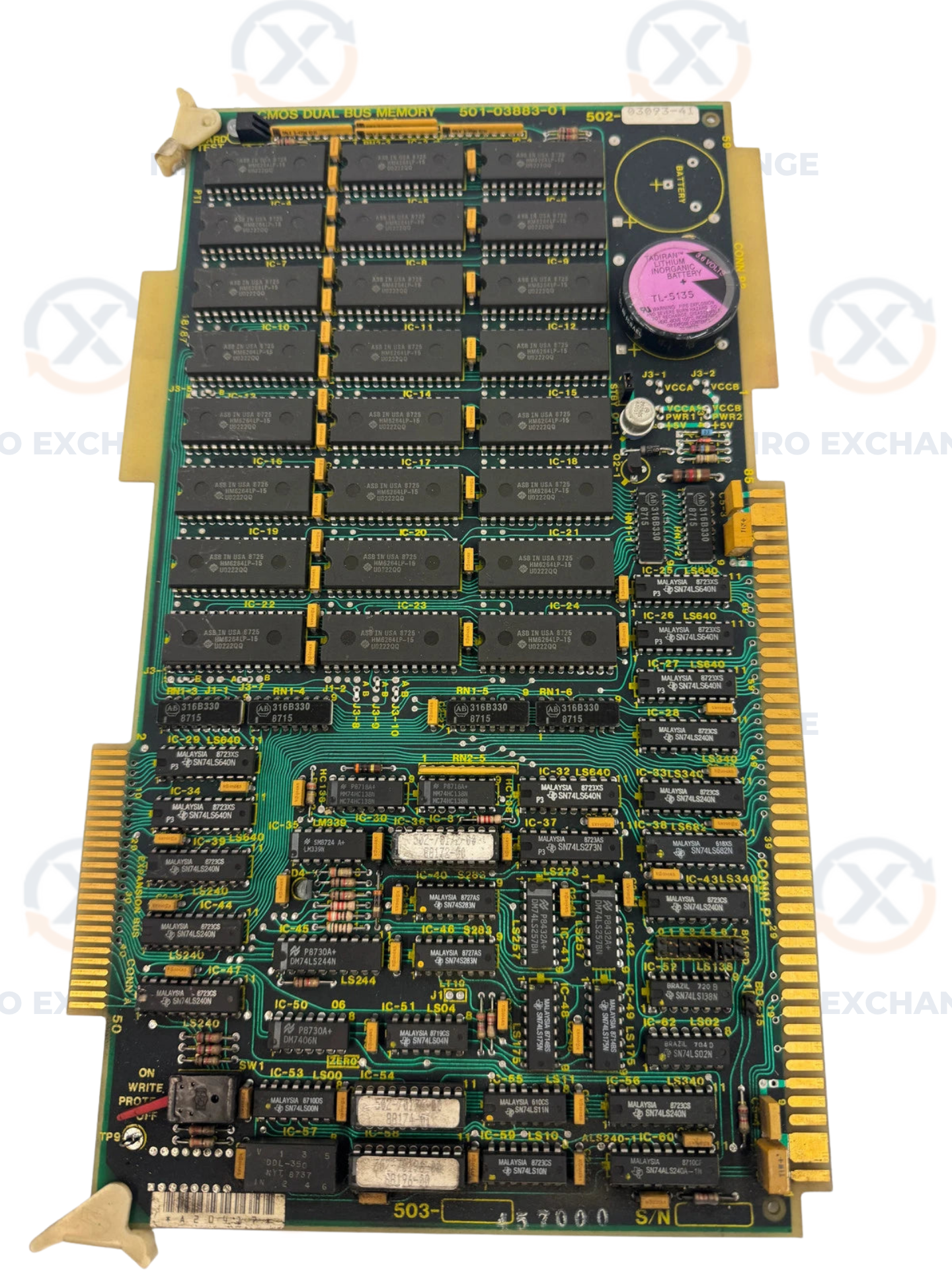 Fanuc CMOS Dual Bus Memory Board 501-03883-01
