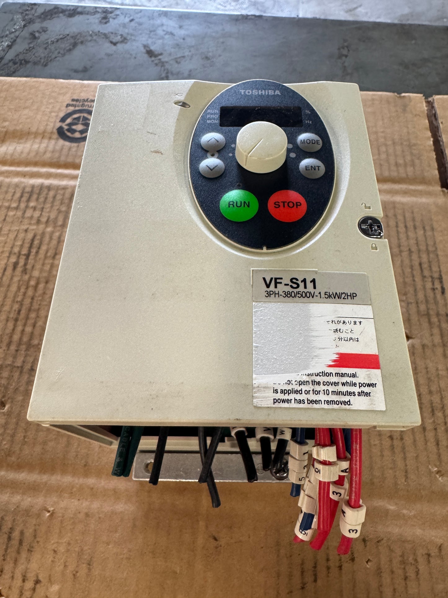 Toshiba VFD VFS11-4015PL-WN - 2 HP Variable RPM 01661