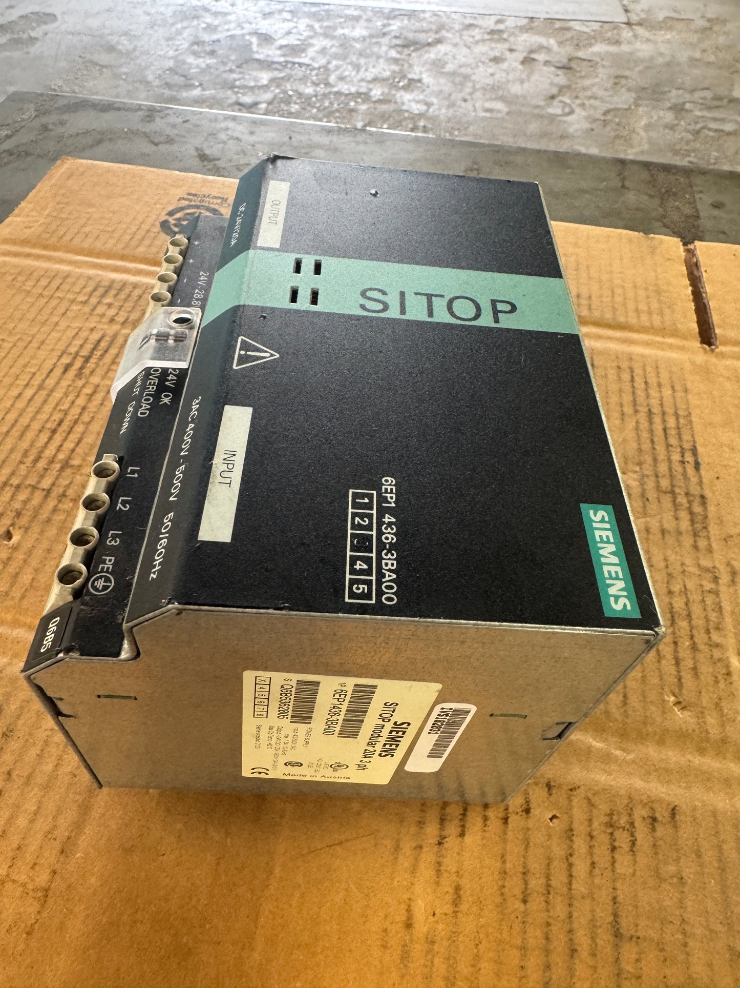 Siemens 6EP1436-3BA00 Power Supply Untested Surplus