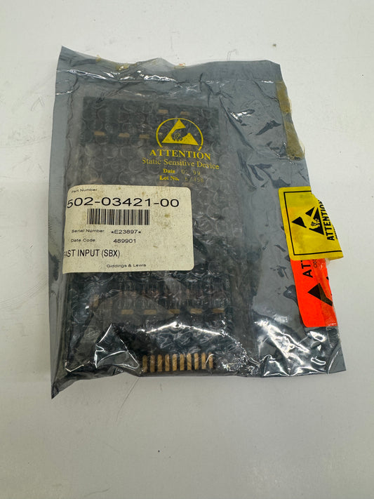 Giddings and Lewis Fast Input SBX Board 502-03421-00