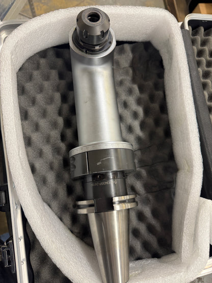 Alberti Right Angle Head T90-3.5 | CAT50 | ER32 Output, 40 Bar Coolant | Orientation: Radial | Coolant Through