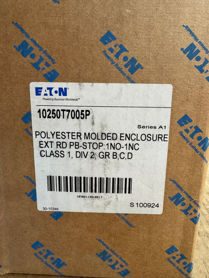 Eaton 10250T7005P Pushbutton Control Station 600V Untested Surplus